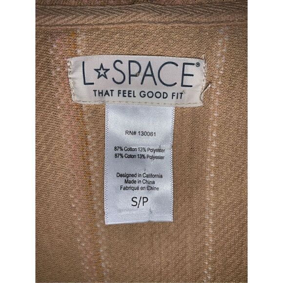 L Space Paradise Sunrise Stripe Print Hooded Pullover - Picture 7 of 10